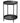 GRAND PATIO Steel Patio Side Table 2-Tier Weather Resistant Outdoor Round End Table
