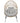 GRAND PATIO Boho Stationary Wicker Egg Chair with Oversized Basket
